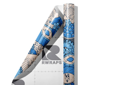 Ocean Bounty Food Wrap Film Sheets~Rwraps Series 914 Ocean Bounty Food Scrolled Sheet~3