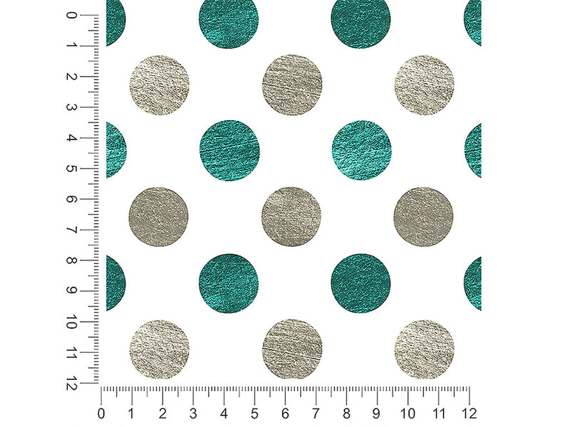 ocean bubbles polka dot 1ft x 1ft Craft Sheets
