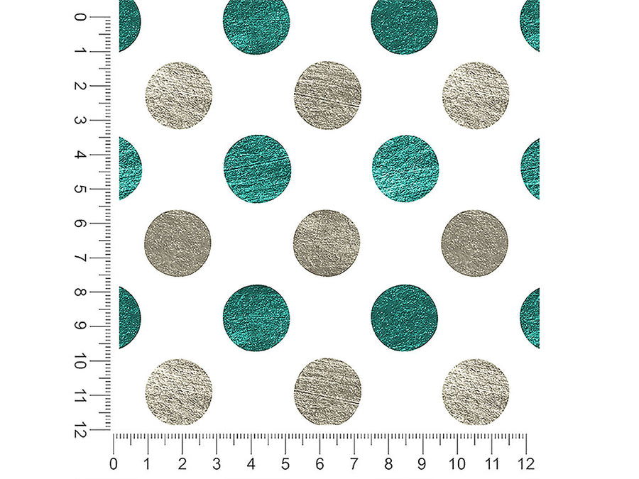 ocean bubbles polka dot 1ft x 1ft Craft Sheets