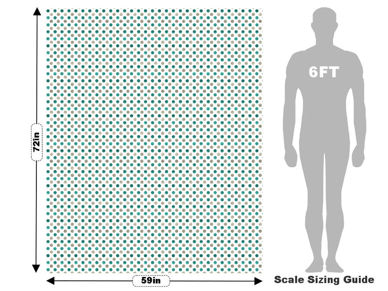 Ocean Bubbles Polka Dot Vehicle Wrap Scale~Rwraps Series 914 Ocean Bubbles Polka Dot Measurements~1