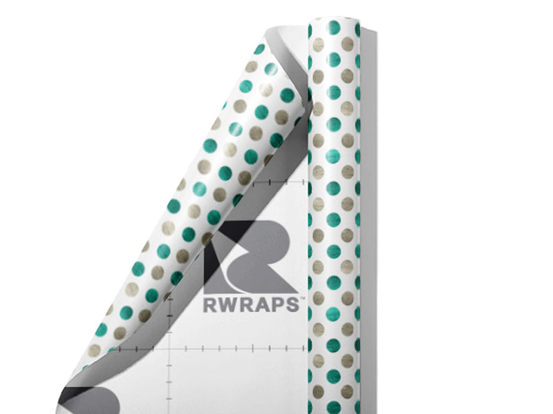 Ocean Bubbles Polka Dot Wrap Film Sheets~Rwraps Series 914 Ocean Bubbles Polka Dot Scrolled Sheet~3
