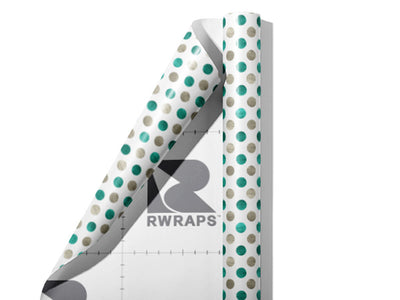 Ocean Bubbles Polka Dot Wrap Film Sheets~Rwraps Series 914 Ocean Bubbles Polka Dot Scrolled Sheet~3