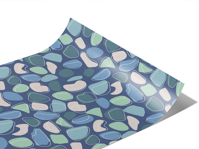 Ocean Floor Cobblestone Vinyl Wraps~Rwraps Series 914 Digitally Printed Vinyl Wrap~1