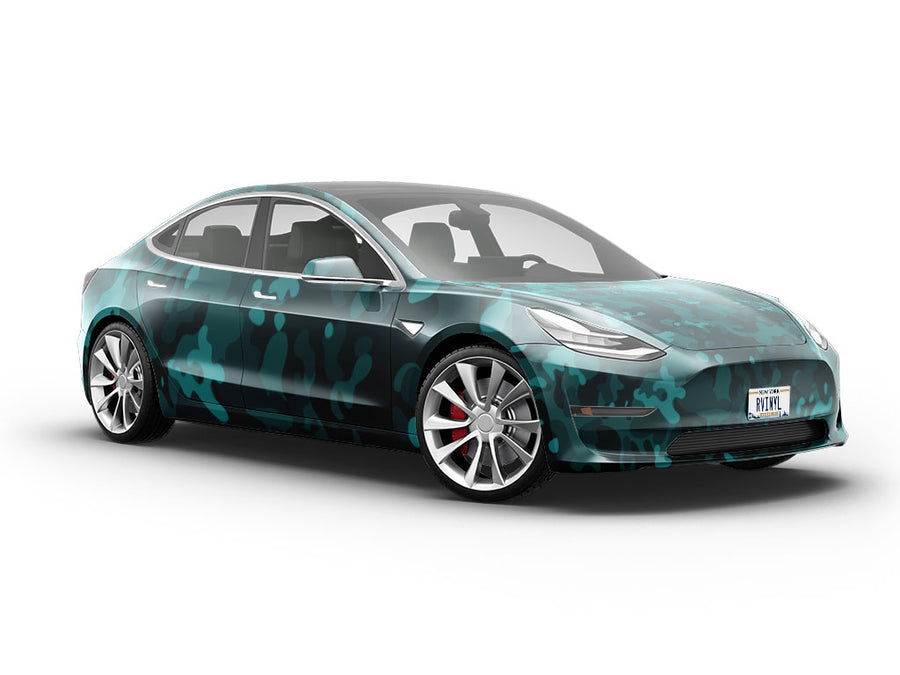 Ocean Multicam Camouflage Vehicle Vinyl Wrap