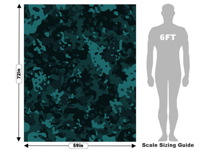 Ocean Multicam Camouflage Vehicle Wrap Scale~Rwraps Series 914 Ocean Multicam Camouflage Measurements~2