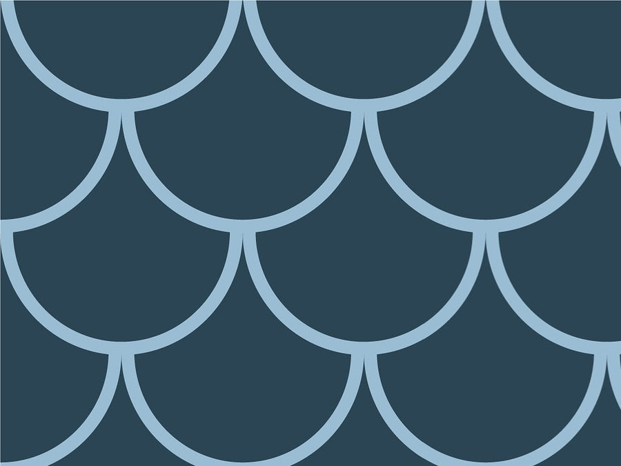 Ocean Scales Water Vinyl Wrap Pattern~Rwraps Series 914 Digitally Printed Vinyl Wrap~0
