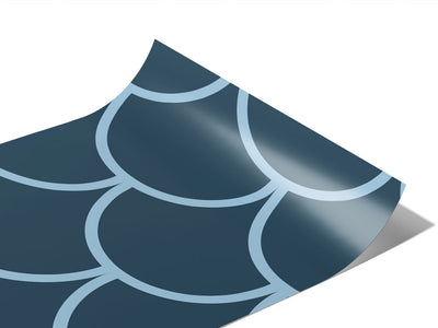 Ocean Scales Water Vinyl Wraps~Rwraps Series 914 Digitally Printed Vinyl Wrap~0