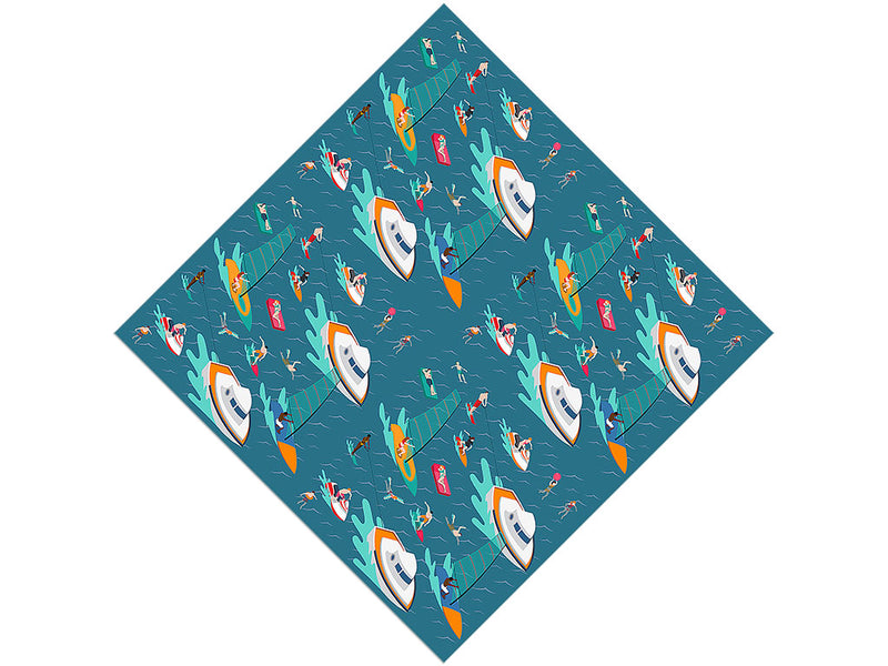 Ocean Sports Sport Vinyl Wrap Pattern