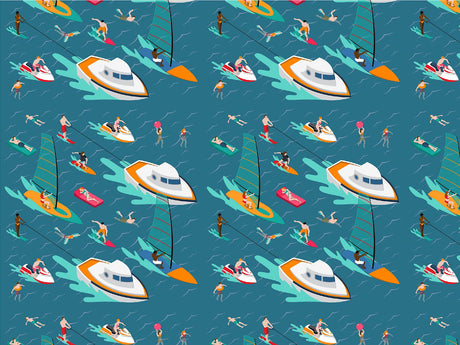 Ocean Sports Sport Vinyl Wrap Pattern~Rwraps Series 914 Digitally Printed Vinyl Wrap~0