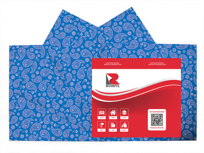 ocean swim paisley Craft Vinyl Sheet Pack