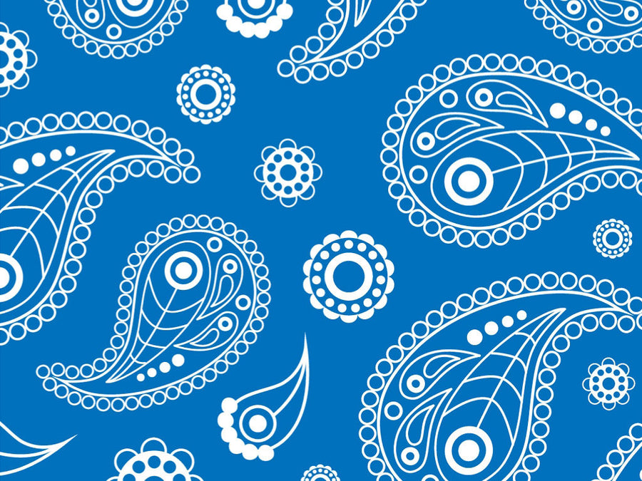 Ocean Swim Paisley Vinyl Wrap Pattern~Rwraps Series 914 Digitally Printed Vinyl Wrap~0