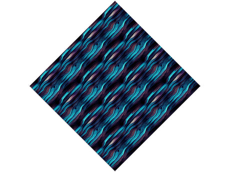 Ocean Waves Wood Plank Vinyl Wrap Pattern
