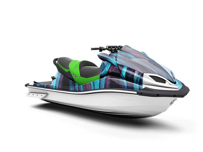 Ocean Waves Wood Plank Jet Ski Vinyl Customized Wrap