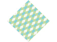 Ocean Weeds Argyle Vinyl Wrap Pattern