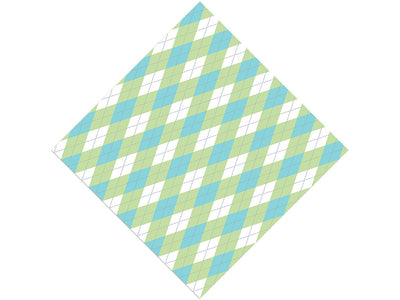 Ocean Weeds Argyle Vinyl Wrap Pattern