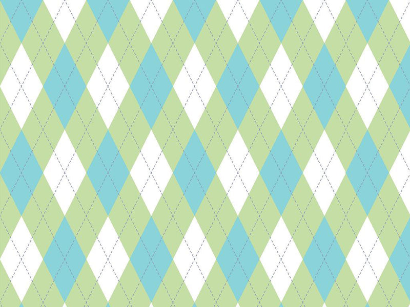 Ocean Weeds Argyle Vinyl Wrap Pattern~Rwraps Series 914 Digitally Printed Vinyl Wrap~0