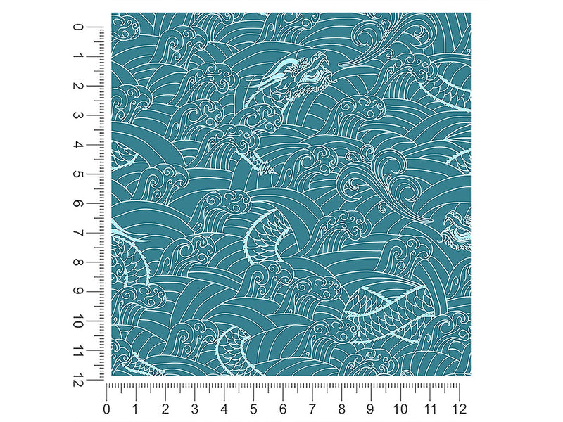 ocean wyrms fantasy 1ft x 1ft Craft Sheets