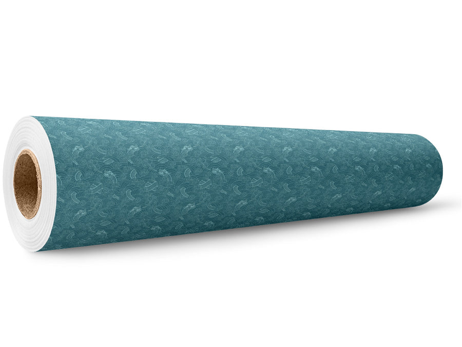 Ocean Wyrms Fantasy Wrap Film Wholesale Roll~Rwraps Series 914 Digitally Printed Vinyl Roll~5