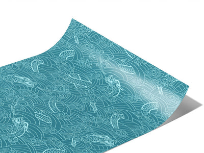 Ocean Wyrms Fantasy Vinyl Wraps~Rwraps Series 914 Digitally Printed Vinyl Wrap~0