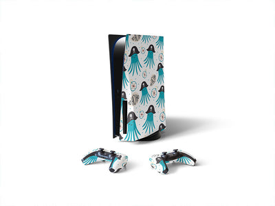octopus pirates salt water Sony PS5 DIY Skin