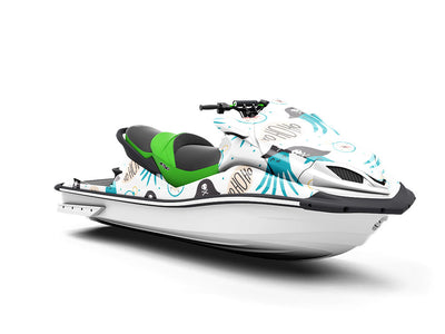 Octopus Pirates Marine Life Jet Ski Vinyl Customized Wrap