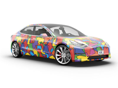 Odds and Ends Mosaic Vehicle Vinyl Wrap
