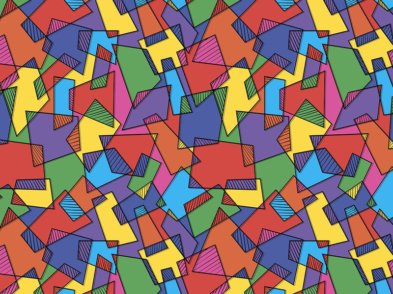 Odds and Ends Mosaic Vinyl Wrap Pattern~Rwraps Series 914 Digitally Printed Vinyl Wrap~0