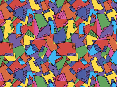 Odds and Ends Mosaic Vinyl Wrap Pattern~Rwraps Series 914 Digitally Printed Vinyl Wrap~0