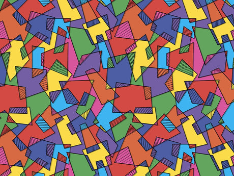 Odds and Ends Mosaic Vinyl Wrap Pattern~Rwraps Series 914 Digitally Printed Vinyl Wrap~0