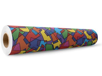 Odds and Ends Mosaic Wrap Film Wholesale Roll~Rwraps Series 914 Digitally Printed Vinyl Roll~5