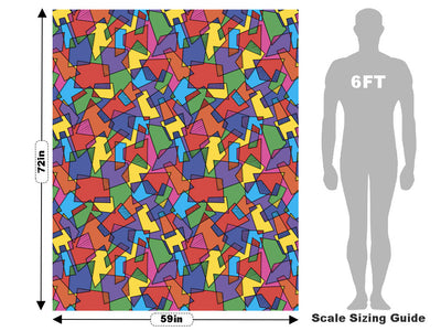Odds and Ends Mosaic Vehicle Wrap Scale~Rwraps Series 914 Odds and Ends Mosaic Measurements~1