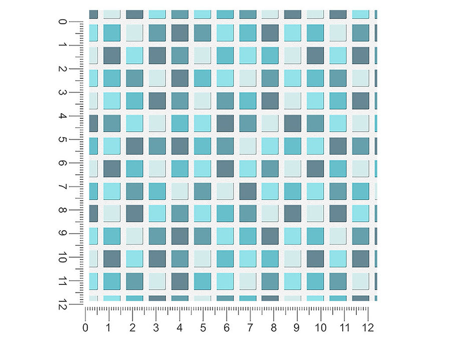 office blues mosaic 1ft x 1ft Craft Sheets