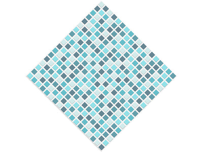 Office Blues Mosaic Vinyl Wrap Pattern