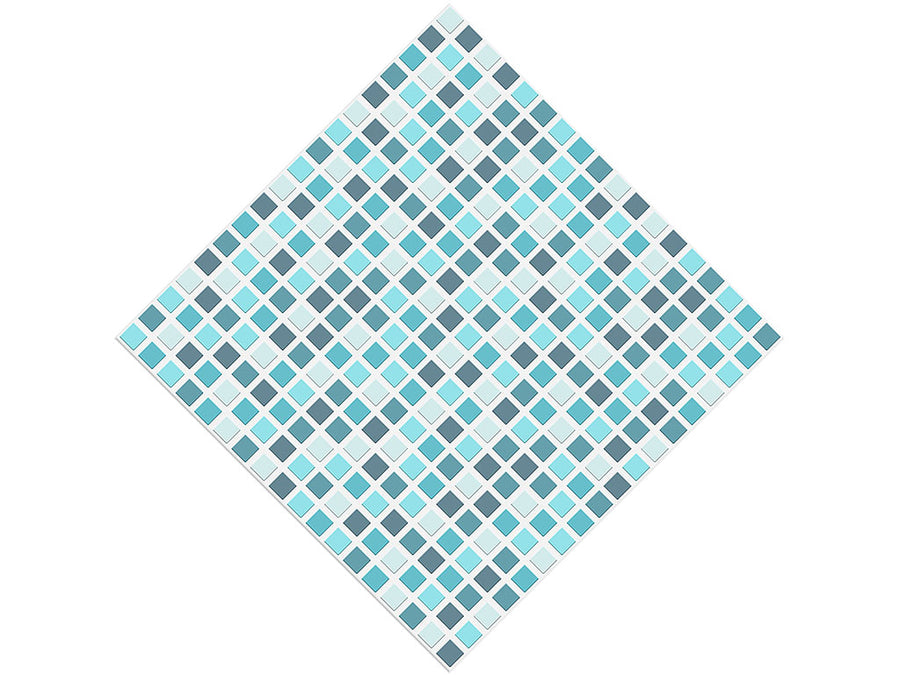 Office Blues Mosaic Vinyl Wrap Pattern