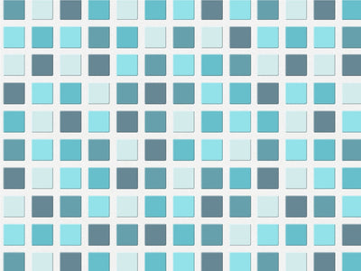 Office Blues Mosaic Vinyl Wrap Pattern~Rwraps Series 914 Digitally Printed Vinyl Wrap~0