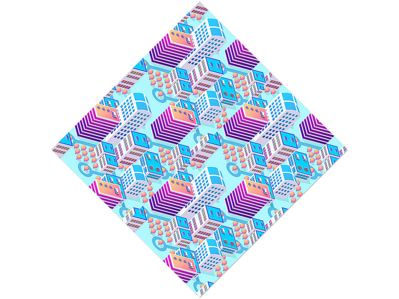 Office Buildings Cityscape Vinyl Wrap Pattern