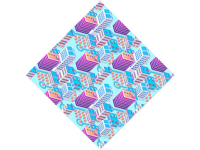 Office Buildings Cityscape Vinyl Wrap Pattern