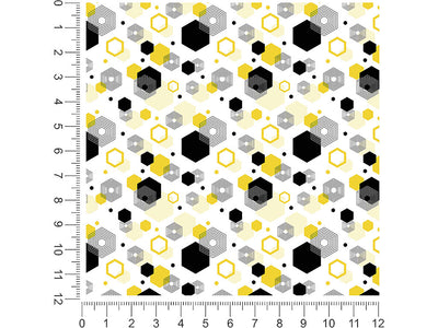 oh beehive abstract geometric 1ft x 1ft Craft Sheets