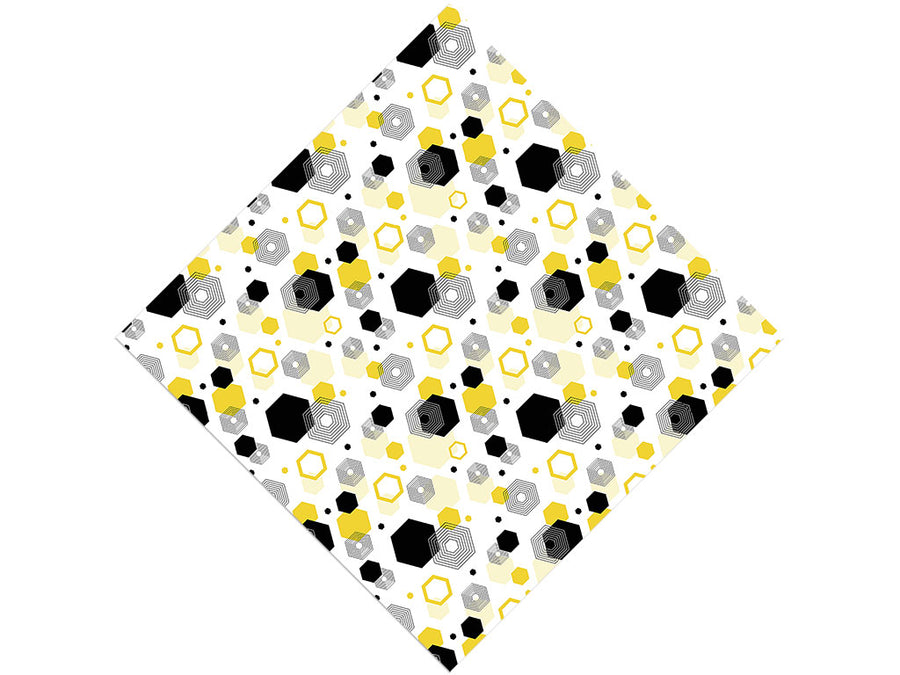 Oh Beehive Abstract Vinyl Wrap Pattern