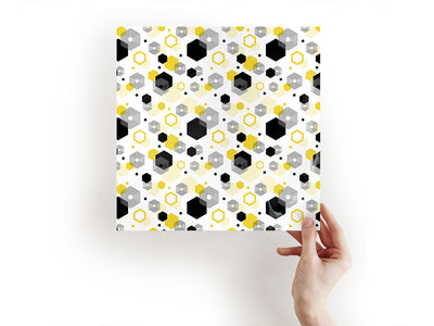 oh beehive abstract geometric Craft Sheets