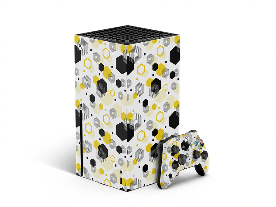 oh beehive abstract geometric XBOX DIY Decal
