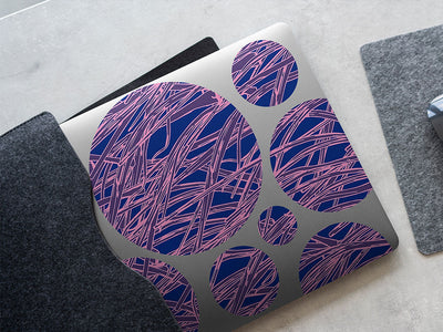 oh ramona abstract geometric DIY Laptop Stickers