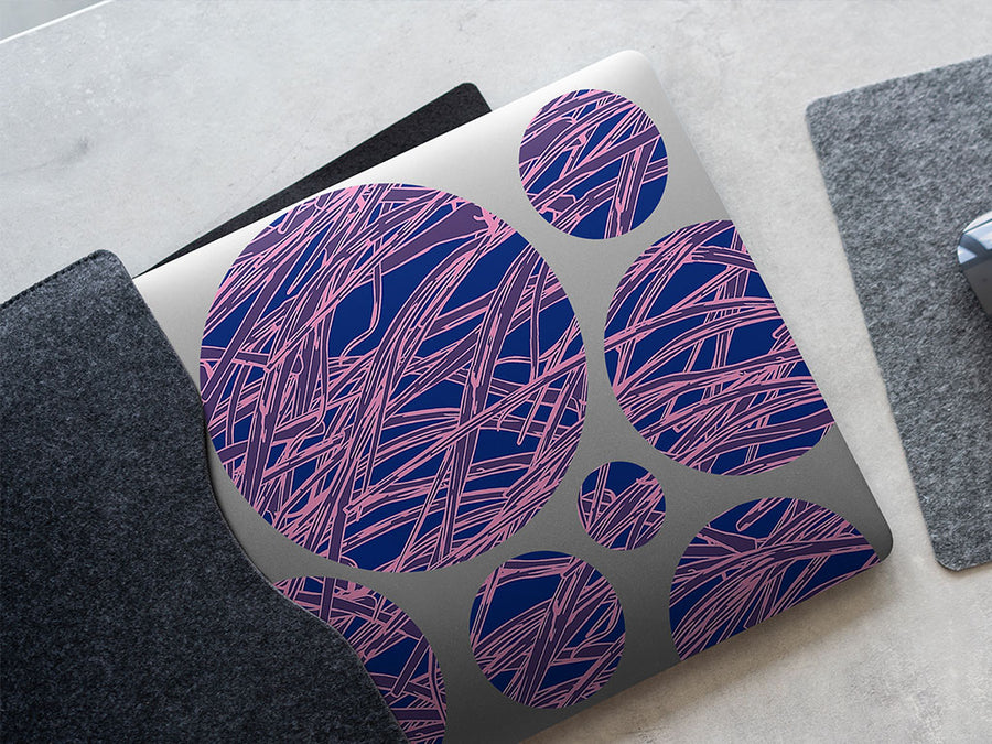 oh ramona abstract geometric DIY Laptop Stickers