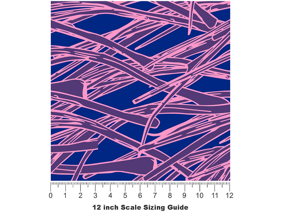 Oh Ramona Abstract Vinyl Film Pattern Size 12 inch Scale~Rwraps Oh Ramona Abstract Sizing Chart~2