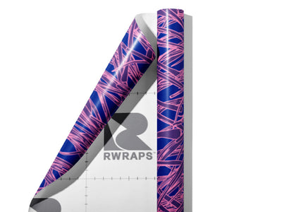 Oh Ramona Abstract Wrap Film Sheets~Rwraps Series 914 Oh Ramona Abstract Scrolled Sheet~3
