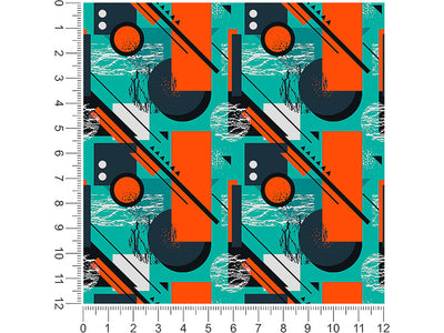 oil spill abstract geometric 1ft x 1ft Craft Sheets