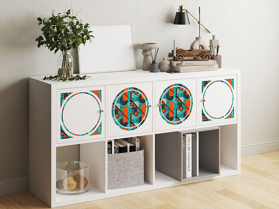 oil spill abstract geometric DIY Furniture Stickers