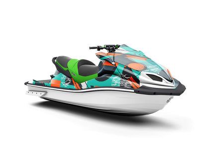 Oil Spill Abstract Jet Ski Vinyl Customized Wrap