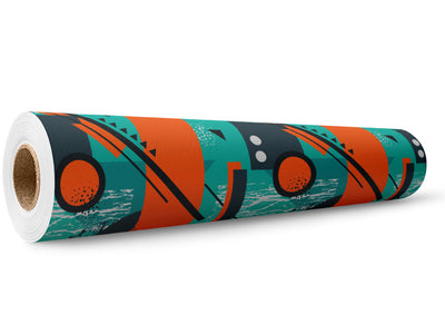 Oil Spill Abstract Wrap Film Wholesale Roll~Rwraps Series 914 Digitally Printed Vinyl Roll~5