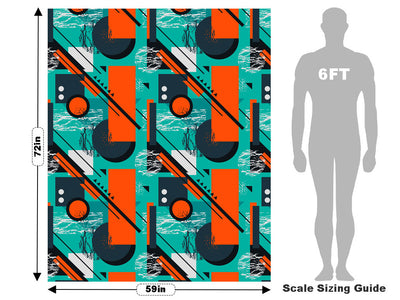 Oil Spill Abstract Vehicle Wrap Scale~Rwraps Series 914 Oil Spill Abstract Measurements~1